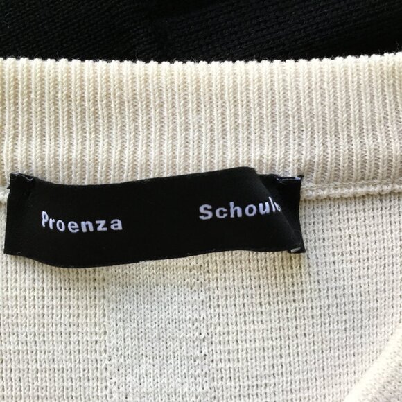 Proenza Schouler Cream Cut-Out Sweater s - Picture 7 of 10